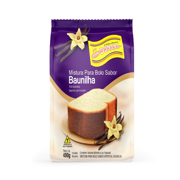Mistura para Bolo sabor Baunilha 400g
